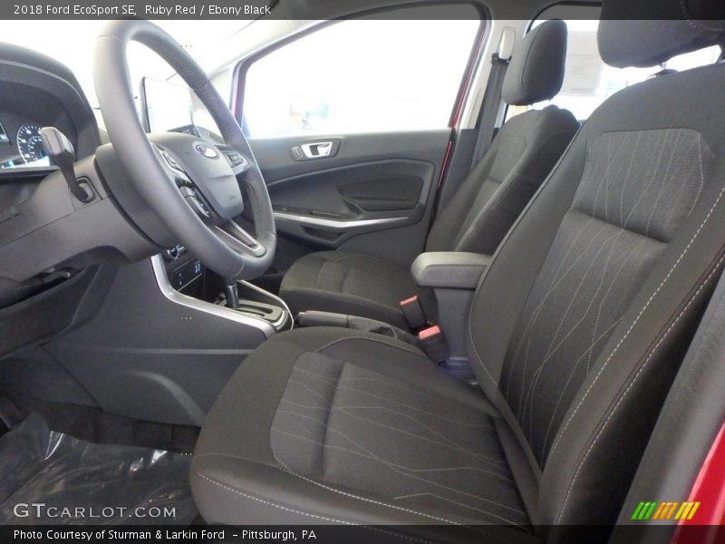 Ruby Red / Ebony Black 2018 Ford EcoSport SE