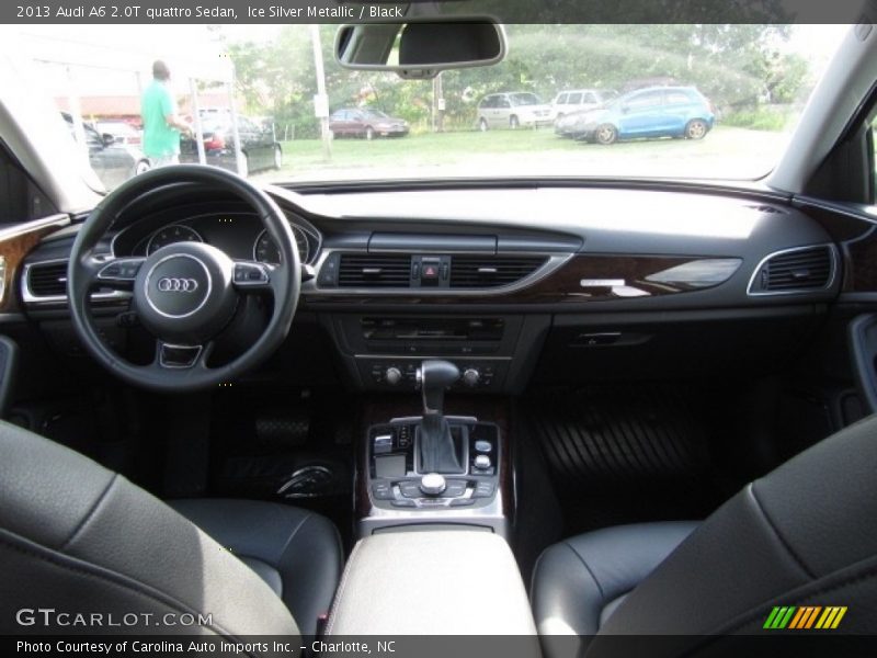 Ice Silver Metallic / Black 2013 Audi A6 2.0T quattro Sedan