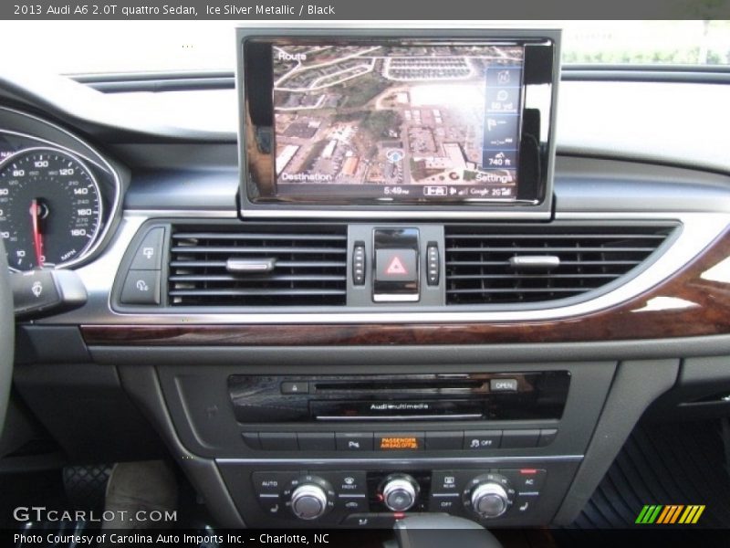 Ice Silver Metallic / Black 2013 Audi A6 2.0T quattro Sedan