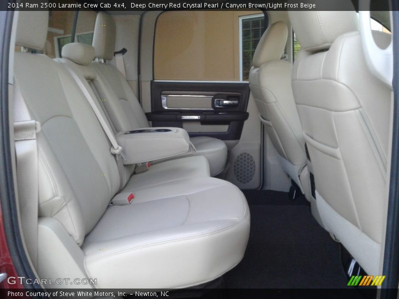 Deep Cherry Red Crystal Pearl / Canyon Brown/Light Frost Beige 2014 Ram 2500 Laramie Crew Cab 4x4