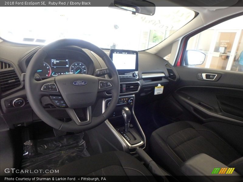 Ruby Red / Ebony Black 2018 Ford EcoSport SE
