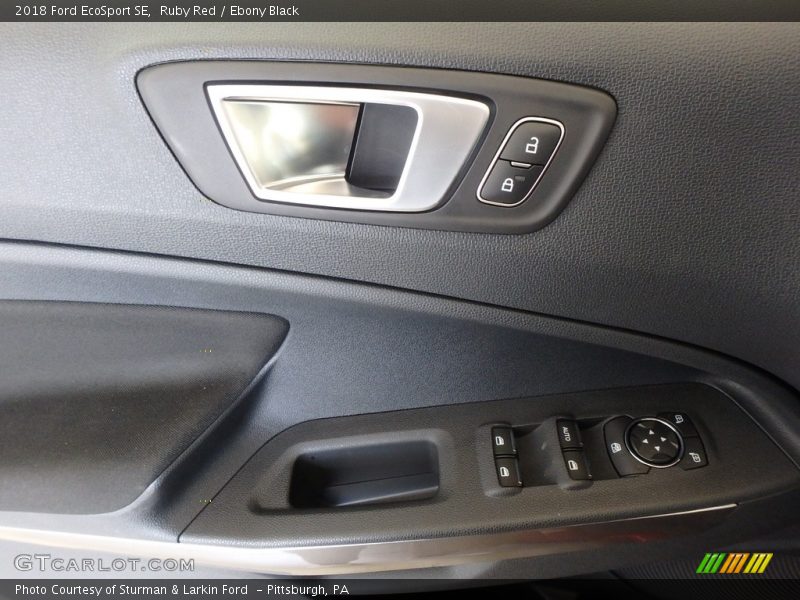 Ruby Red / Ebony Black 2018 Ford EcoSport SE