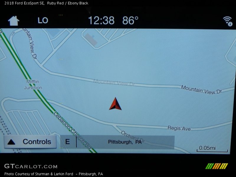 Ruby Red / Ebony Black 2018 Ford EcoSport SE