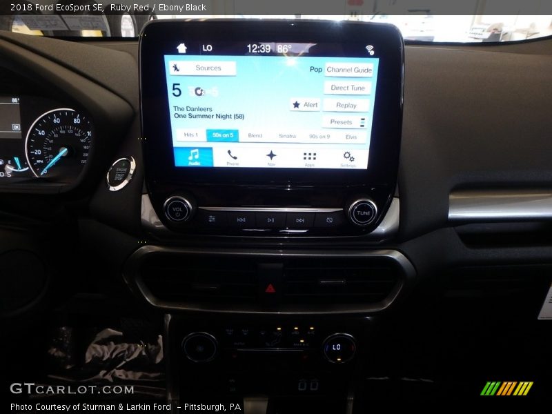 Ruby Red / Ebony Black 2018 Ford EcoSport SE