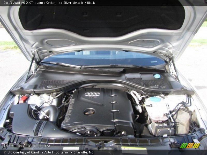 Ice Silver Metallic / Black 2013 Audi A6 2.0T quattro Sedan