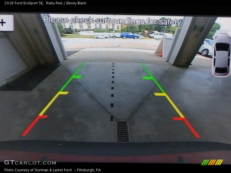 Ruby Red / Ebony Black 2018 Ford EcoSport SE