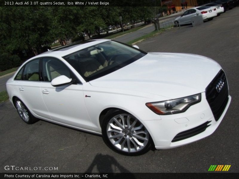 Ibis White / Velvet Beige 2013 Audi A6 3.0T quattro Sedan