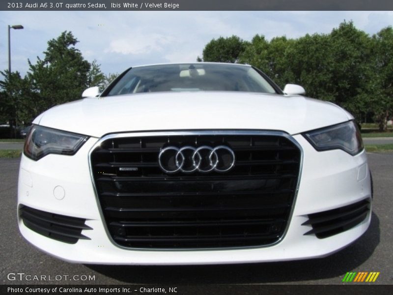 Ibis White / Velvet Beige 2013 Audi A6 3.0T quattro Sedan
