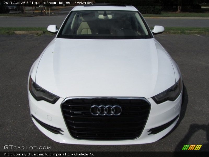 Ibis White / Velvet Beige 2013 Audi A6 3.0T quattro Sedan