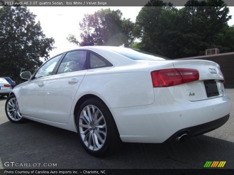 Ibis White / Velvet Beige 2013 Audi A6 3.0T quattro Sedan