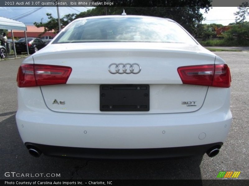 Ibis White / Velvet Beige 2013 Audi A6 3.0T quattro Sedan