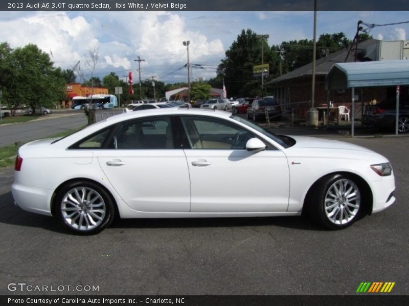 Ibis White / Velvet Beige 2013 Audi A6 3.0T quattro Sedan