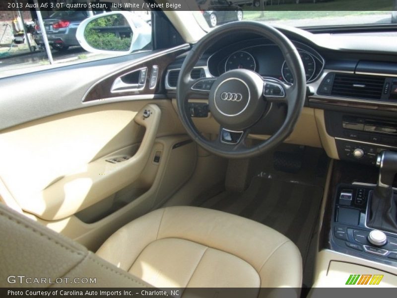 Ibis White / Velvet Beige 2013 Audi A6 3.0T quattro Sedan