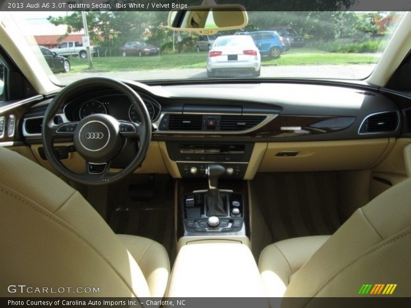 Ibis White / Velvet Beige 2013 Audi A6 3.0T quattro Sedan