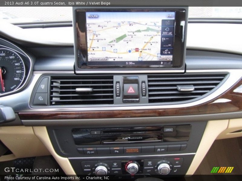 Ibis White / Velvet Beige 2013 Audi A6 3.0T quattro Sedan