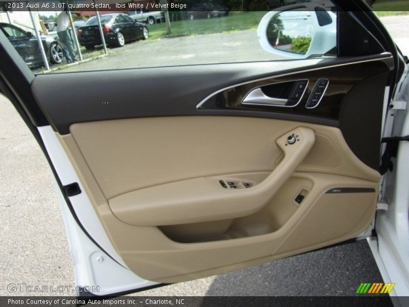 Ibis White / Velvet Beige 2013 Audi A6 3.0T quattro Sedan