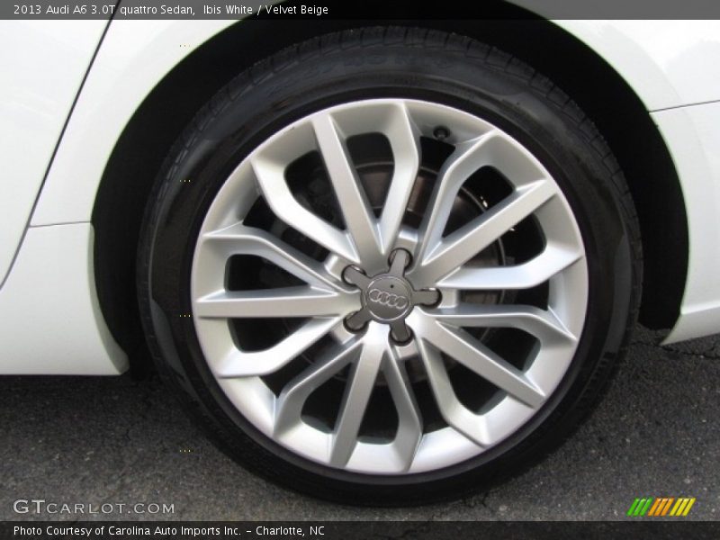 Ibis White / Velvet Beige 2013 Audi A6 3.0T quattro Sedan