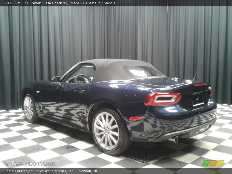 Mare Blue Metalic / Saddle 2018 Fiat 124 Spider Lusso Roadster