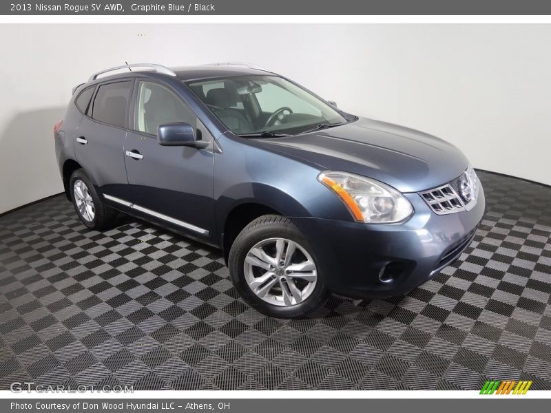 Graphite Blue / Black 2013 Nissan Rogue SV AWD