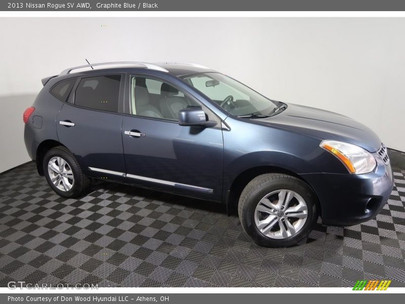 Graphite Blue / Black 2013 Nissan Rogue SV AWD