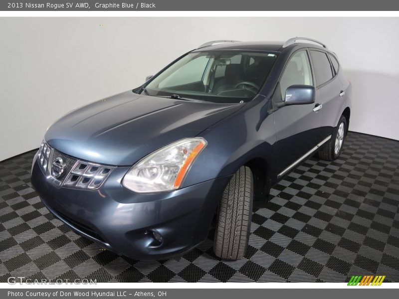Graphite Blue / Black 2013 Nissan Rogue SV AWD