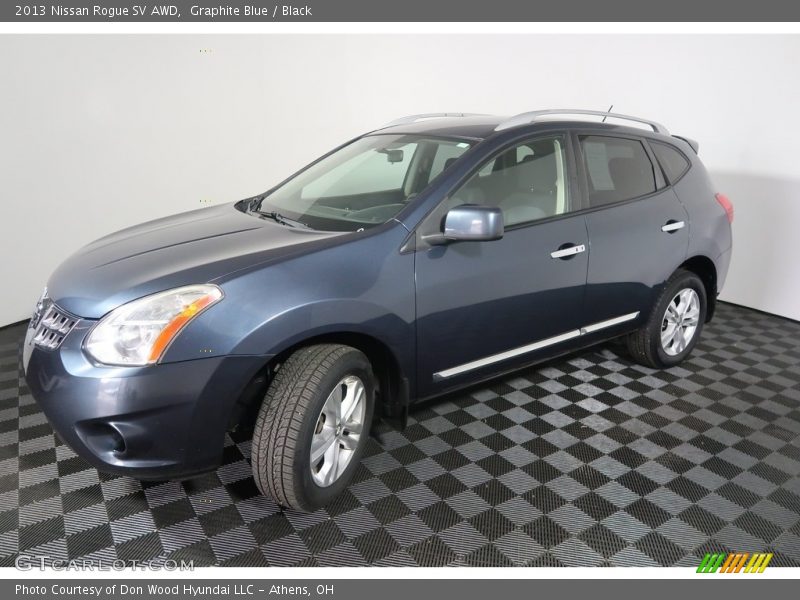 Graphite Blue / Black 2013 Nissan Rogue SV AWD