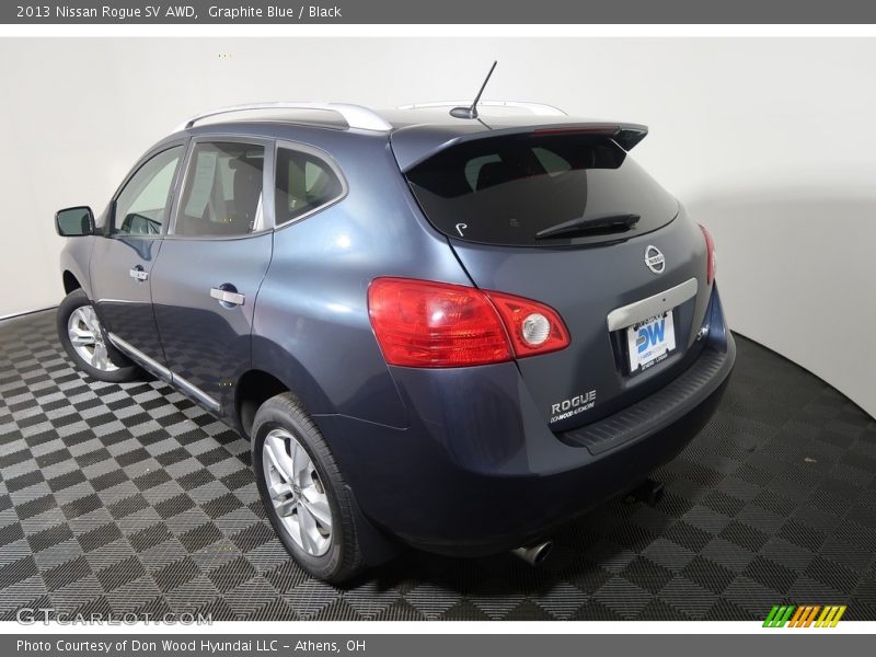 Graphite Blue / Black 2013 Nissan Rogue SV AWD