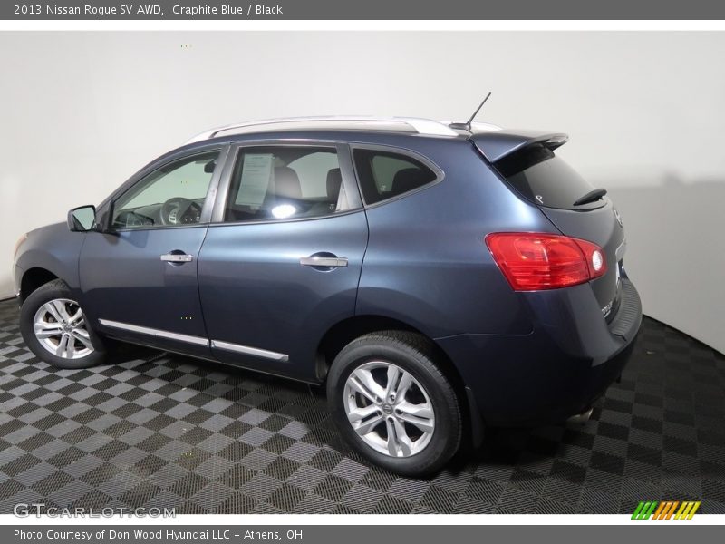 Graphite Blue / Black 2013 Nissan Rogue SV AWD