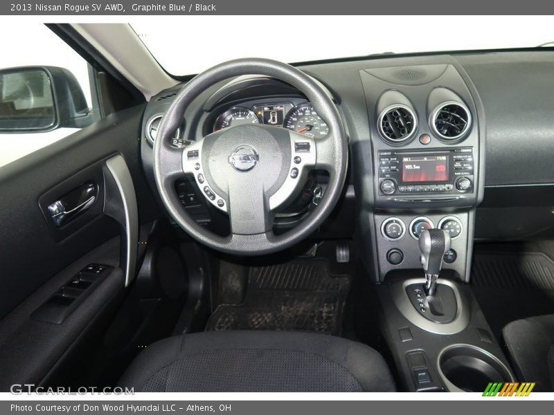 Graphite Blue / Black 2013 Nissan Rogue SV AWD