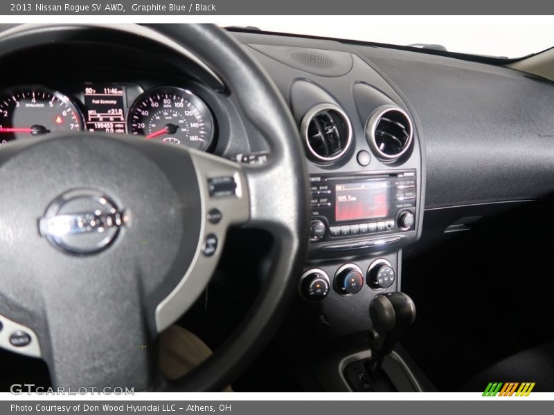 Graphite Blue / Black 2013 Nissan Rogue SV AWD