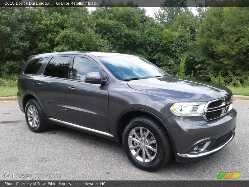 Granite Metallic / Black 2018 Dodge Durango SXT
