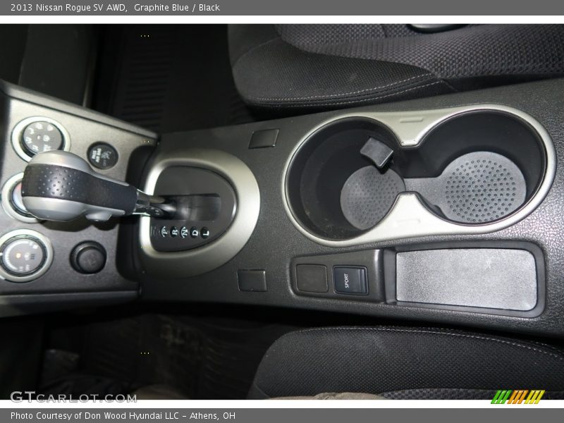 Graphite Blue / Black 2013 Nissan Rogue SV AWD