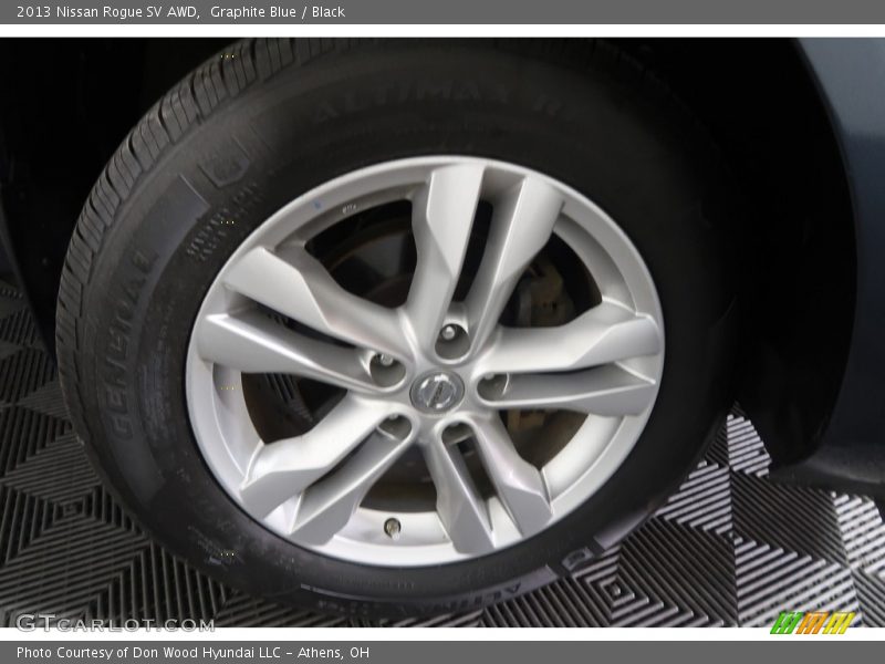 Graphite Blue / Black 2013 Nissan Rogue SV AWD