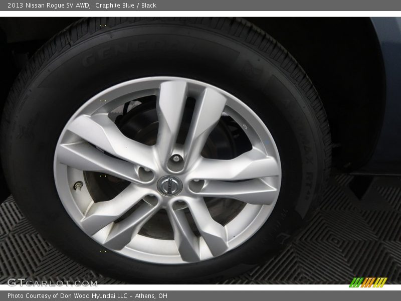 Graphite Blue / Black 2013 Nissan Rogue SV AWD