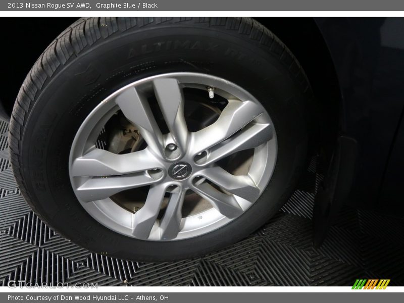Graphite Blue / Black 2013 Nissan Rogue SV AWD
