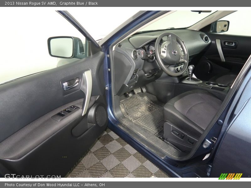 Graphite Blue / Black 2013 Nissan Rogue SV AWD