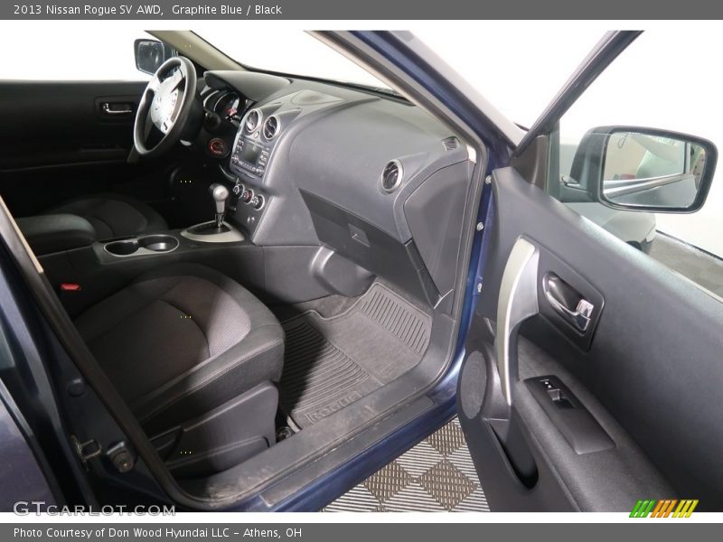Graphite Blue / Black 2013 Nissan Rogue SV AWD