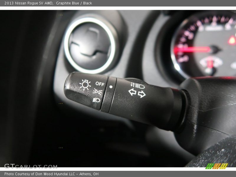 Graphite Blue / Black 2013 Nissan Rogue SV AWD