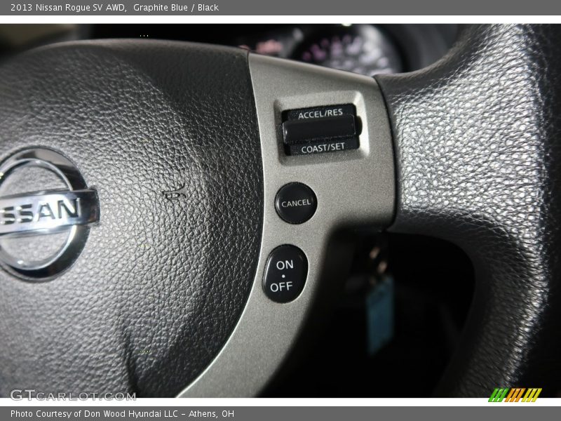 Graphite Blue / Black 2013 Nissan Rogue SV AWD