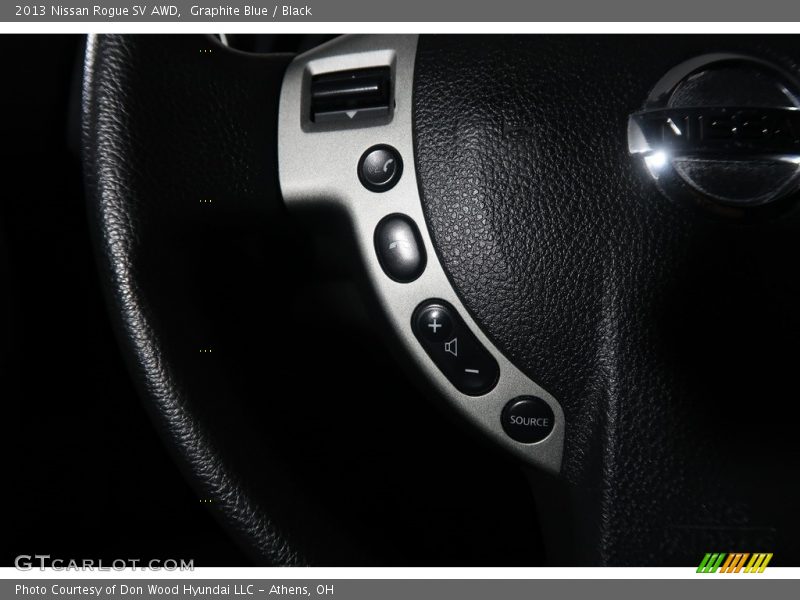 Graphite Blue / Black 2013 Nissan Rogue SV AWD