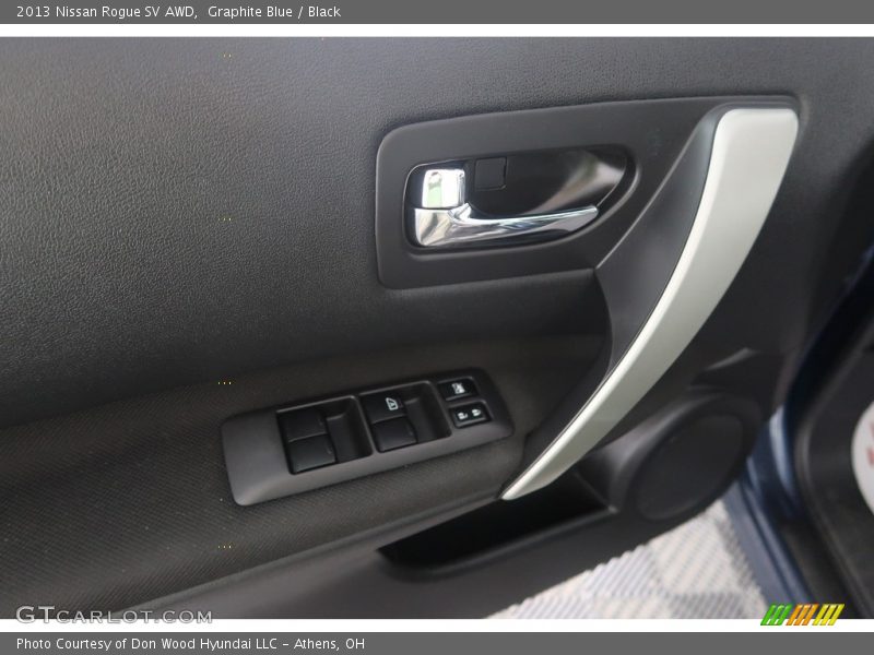 Graphite Blue / Black 2013 Nissan Rogue SV AWD