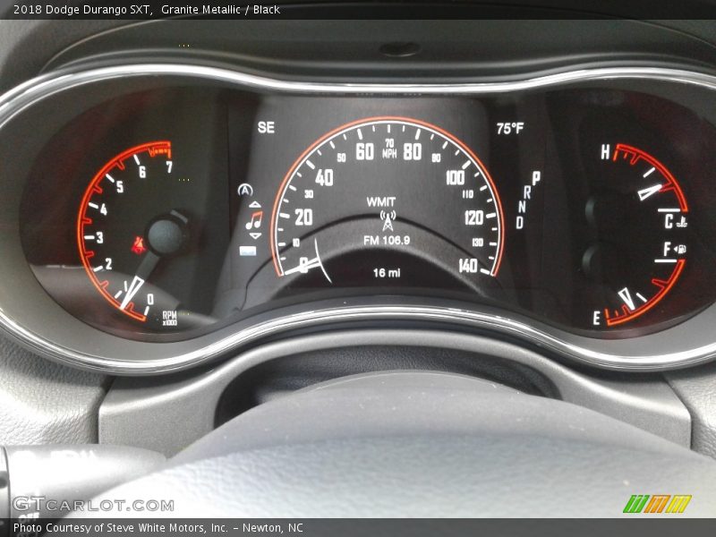 Granite Metallic / Black 2018 Dodge Durango SXT