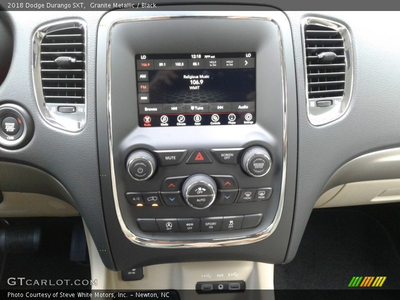 Granite Metallic / Black 2018 Dodge Durango SXT