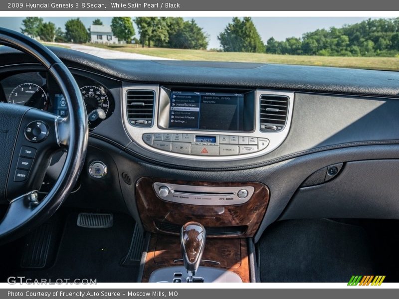 White Satin Pearl / Black 2009 Hyundai Genesis 3.8 Sedan