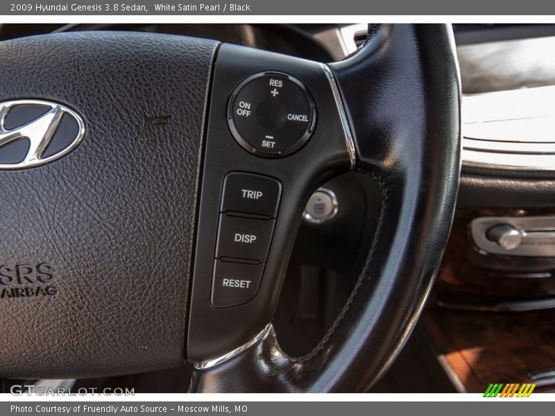 White Satin Pearl / Black 2009 Hyundai Genesis 3.8 Sedan