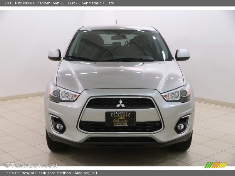 Quick Silver Metallic / Black 2013 Mitsubishi Outlander Sport ES