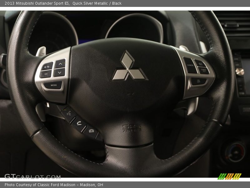 Quick Silver Metallic / Black 2013 Mitsubishi Outlander Sport ES
