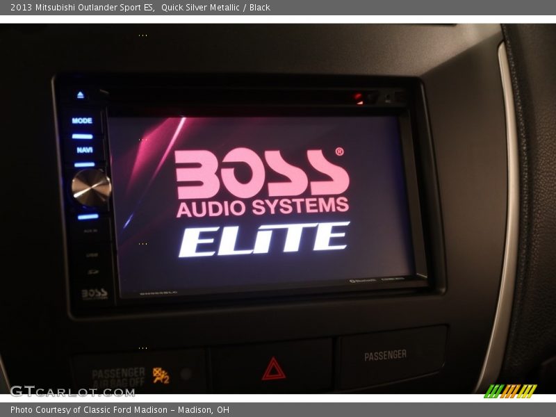 Quick Silver Metallic / Black 2013 Mitsubishi Outlander Sport ES