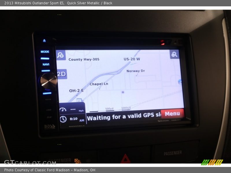 Quick Silver Metallic / Black 2013 Mitsubishi Outlander Sport ES