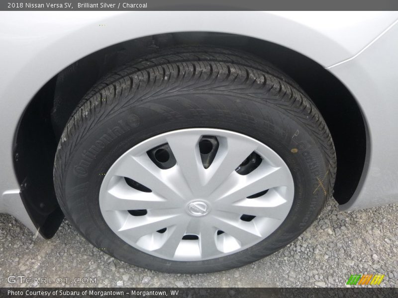 Brilliant Silver / Charcoal 2018 Nissan Versa SV